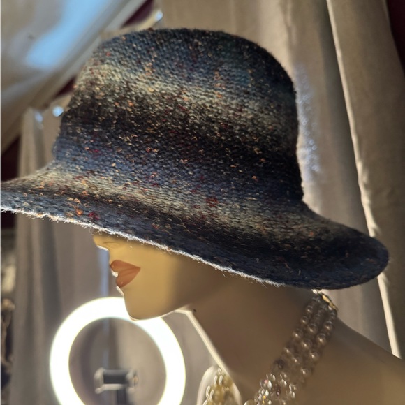 Paul Smith Blue Wide Brim Hat - Picture 2 of 4